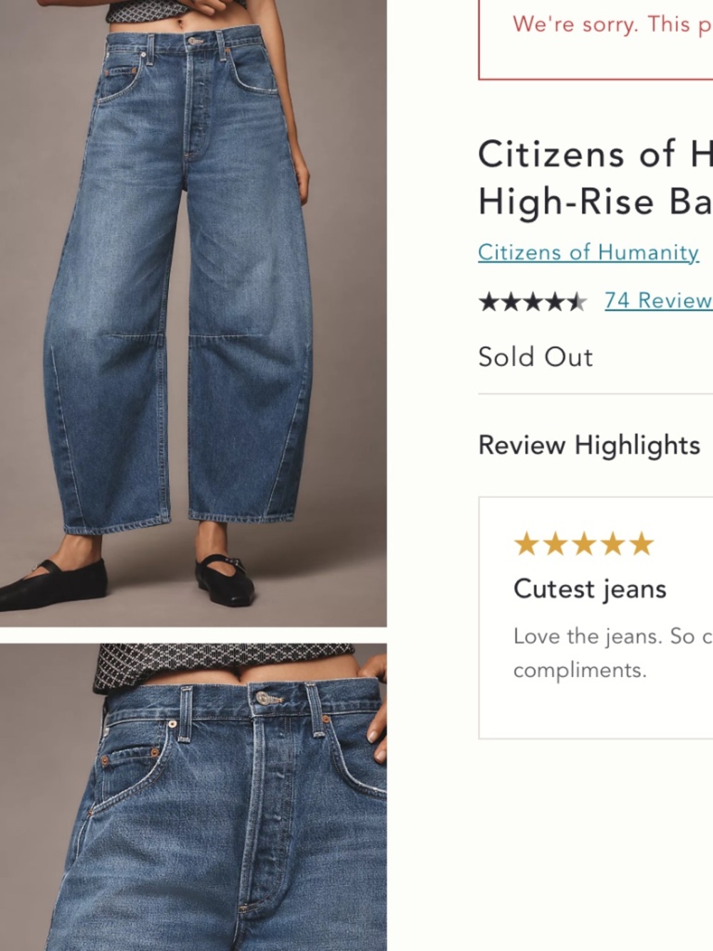 Citizens of Humanity Horseshoe Jeans